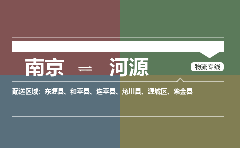 南京到河源物流专线-南京物流到河源-（市/县-均可送达）